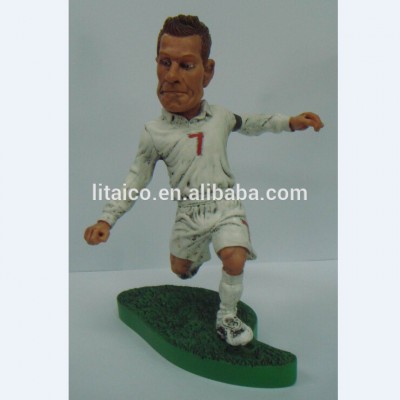 Customized Handmade 6" Football Player 3D Bobble Head Figurines