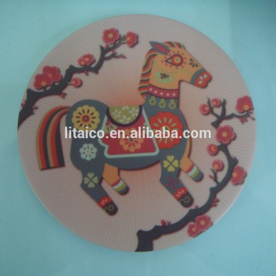 Chinoiserie Customized Poly Resin Coaster