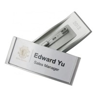 Bulk high quality customized blank magnetic name badge