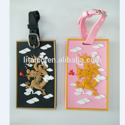 High Quality promotional Plastic Custom Luggage tag, Travel gift Luggage tag