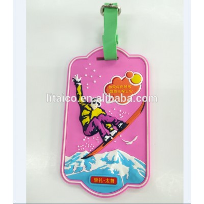 Sedex Audited Factory Hot Sale 2.5D PVC Luggage Tag