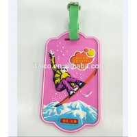 Sedex Audited Factory Hot Sale 2.5D PVC Luggage Tag