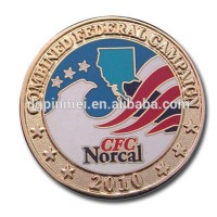 Western custom challenge coin with people