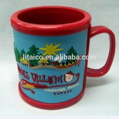 8.5*cm*9.5cm 3D soft PVC cup PP mug