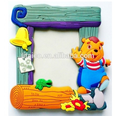 Cheapest best selling bear clear plastic picture PVC photo frame