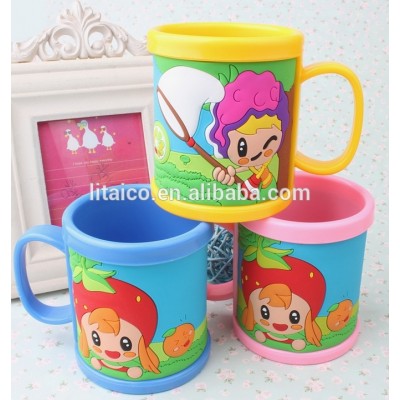 ABS cheap cute promotional pvc mug