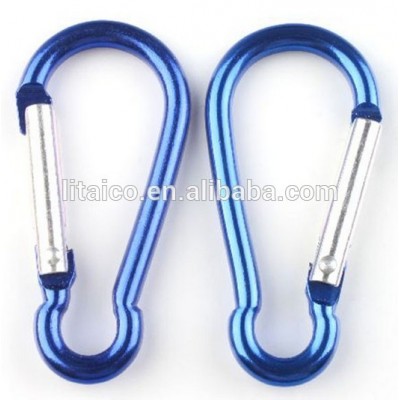 Custom Aluminum climbing button carabiner the kettle snap hook