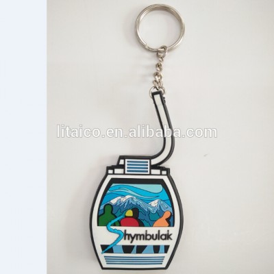 Wholesales silicon keychain custom PVC keychain