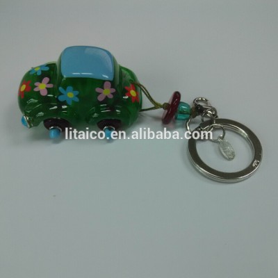 Mini Car Handbags Ornaments, Poly Resin Charm Keychain