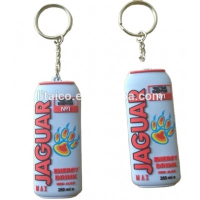 Factory direct sale 3D or 2D design pvc keychain